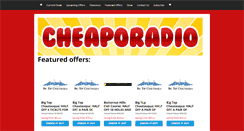 Desktop Screenshot of cheaporadio.com